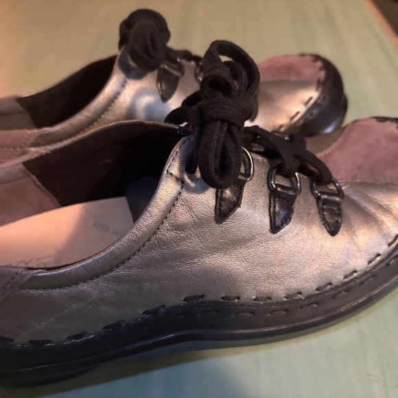 NEW NWOT Womens Ziera Allsorts Leather Comfort Pewter Shoes EU 39.5 US 9 - Picture 4 of 9
